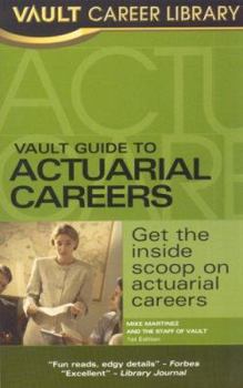 Paperback Vault Career Guide to Actuarial Careers Book