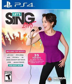 Game - Playstation 4 Let's Sing 2016 Book