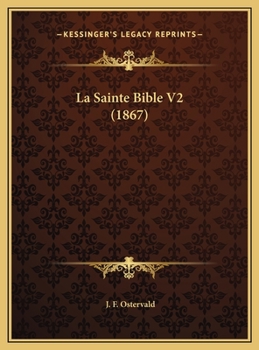 Hardcover La Sainte Bible V2 (1867) [French] Book