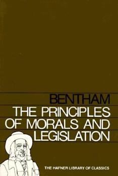 Paperback An INTRODUCTION TO THE PRINCIPLES OF MORALS AND LEGISLATION Book