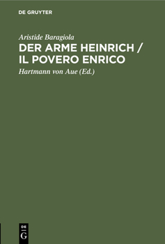 Hardcover Der Arme Heinrich / Il Povero Enrico: Versione in Prosa [Italian] Book