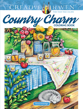 Paperback Creative Haven Country Charm Coloring Book