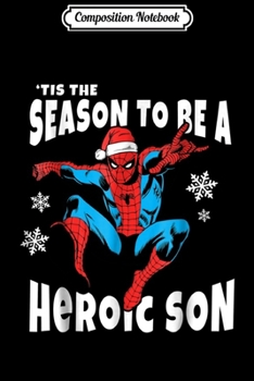 Composition Notebook: Marvel Spider-Man Season To Be A Heroic Grandpa  Journal/Notebook Blank Lined Ruled 6x9 100 Pages