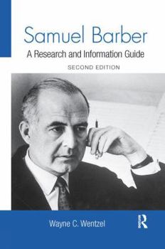 Paperback Samuel Barber: A Research and Information Guide Book