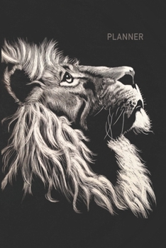Planner: Lion 1 Year Daily Planner (12 Months) | 2020 - 2021 | 365 Pages for Planning | January 20 - December 20 | Appointment Calendar Schedule | Plan Each Day Set Goals & Get Stuff Done