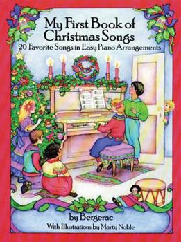 Paperback A First Book of Christmas Songs: 20 Favorite Songs in Easy Piano Arrangements Book