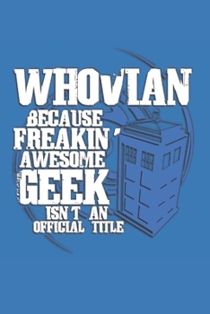 Whovian Dot Grid: 6 x 9 Journal