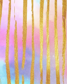 Paperback Pastel Watercolors Composition Notebook - Large Ruled Notebook - 8x10 Lined Notebook (Softcover Journal / Notebook / Diary) Book