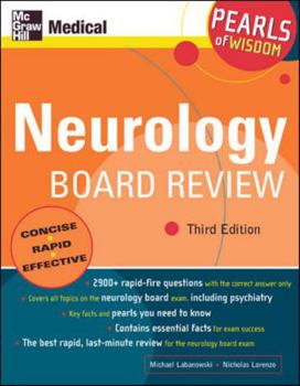Paperback Neurology Board Review: Pearls of Wisdom, Third Edition: Pearls of Wisdom Book