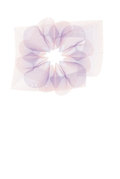 Paperback Awesome Purple Guilloche Design 120 Page Notebook Lined Journal Book