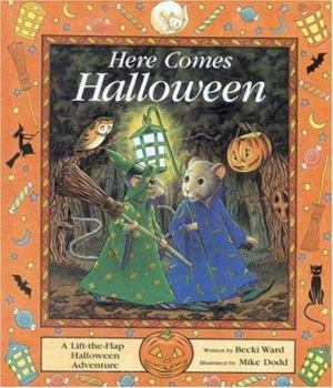 Hardcover Here Comes Halloween!: A Lift-The-Flap Halloween Adventure Book