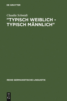 Hardcover "Typisch weiblich - typisch männlich" [German] Book