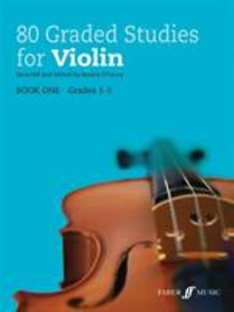 Paperback 80 Graded Studies for Violin, Bk 1 Book