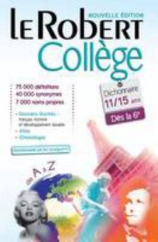 Hardcover Dictionnaire Le Robert College (French Edition) [French] Book