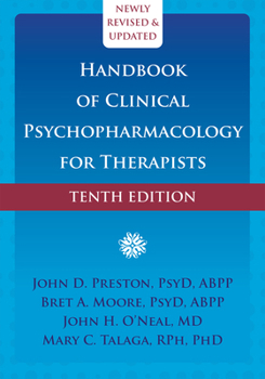 Hardcover Handbook of Clinical Psychopharmacology for Therapists Book