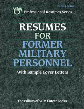 Paperback Resumes for Former Military Personnel Book