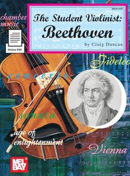 Paperback The Student Violinist: Beethoven Book
