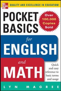 Paperback Pocket Basics for Math and English Book