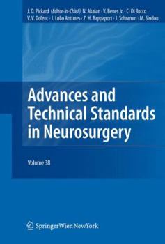 Hardcover Advances and Technical Standards in Neurosurgery, Volume 38 Book