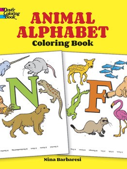 Paperback Animal Alphabet Coloring Book