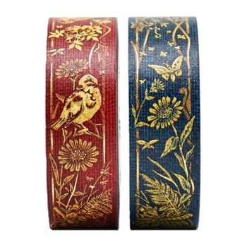 Paperback Les Papillons/Les Oiseaux Washi Tape by Paperblanks (Washi Tape Mixed Pack) Book
