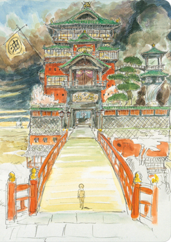 Studio Ghibli Spirited Away Journal (the Bathhouse)
