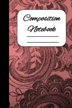 Paperback Composition Notebook: golden designed, college ruled notebook, Journal, Diary, School Notebook Book