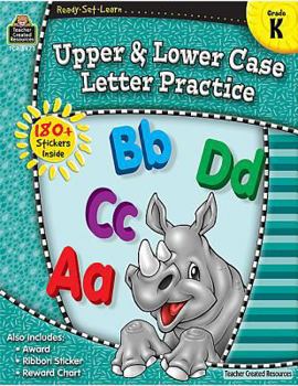 Paperback Ready-Set-Learn: Upper and Lower Case Grd K Book