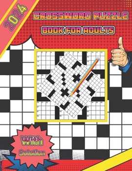 2024 crossword puzzle book for adults with solution