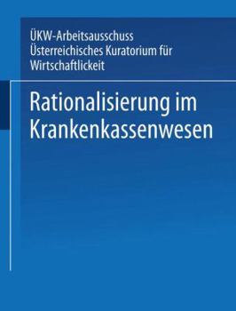 Paperback Rationalisierung Im Krankenkassenwesen [German] Book