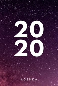 Agenda 2020: Agenda para todo el año 2020, sencilla, planificador mensual y semanal, tapa blanda, diseño espacio (Spanish Edition)