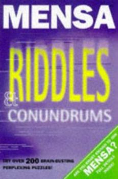 Hardcover Mensa Riddles & Conundrums Book