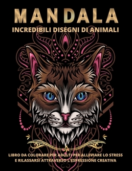 Paperback Libro Da Colorare Animali Mandala [Italian] Book