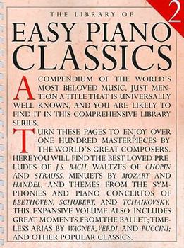 Paperback The Library of Easy Piano Classics 2 Book