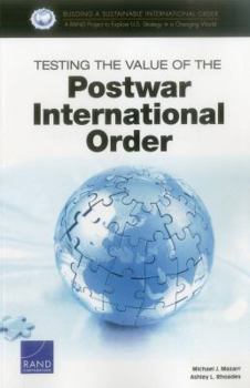 Paperback Testing the Value of the Postwar International Order Book