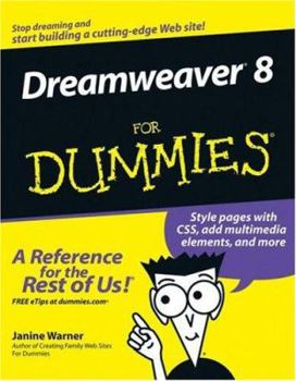 Paperback Dreamweaver 8 for Dummies Book