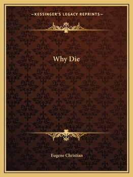 Paperback Why Die Book