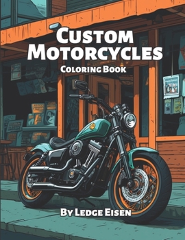 Paperback Custom Motorcycles Coloring Book