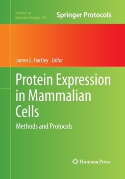 Paperback Protein Expression in Mammalian Cells: Methods and Protocols Book