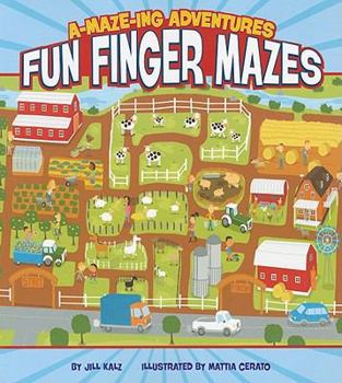 Paperback A-Maze-Ing Adventures: Fun Finger Mazes Book