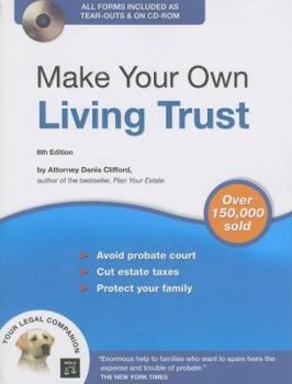 Paperback Make Your Own Living Trust [With CDROM] Book