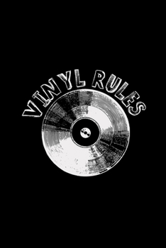 Vinyl rules: 6x9 VINYL | grid | squared paper | notebook | notes