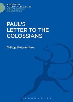Hardcover Paul's Letter to the Colossians Book