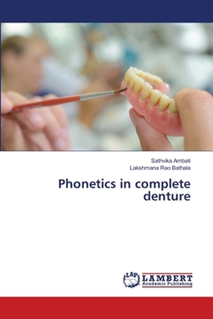 Paperback Phonetics in complete denture Book