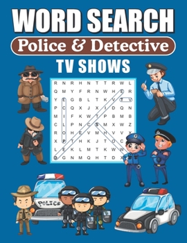 Paperback Word Search Police & Detective TV Shows: Word Find Puzzle Book For TV Show Lovers Book