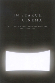 Paperback In Search of Cinema: Writings on International Film Art Book