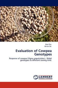 Paperback Evaluation of Cowpea Genotypes Book