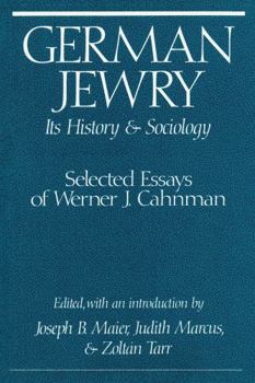 Paperback German Jewry: Its History and Sociology Book