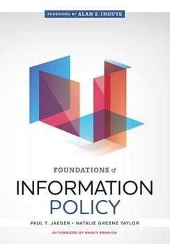 Paperback Foundations of Information Policy Book