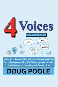 Paperback 4 Voices: Man Satan God Holy Spirit Book